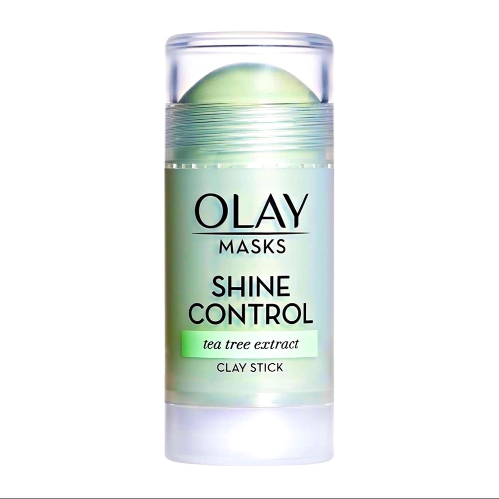 Olay • Shine Control Clay Mask • Tea Tree Extract • All Mask No Mess